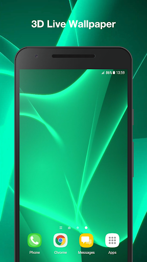 Android application Green Live Wallpaper Pro screenshort