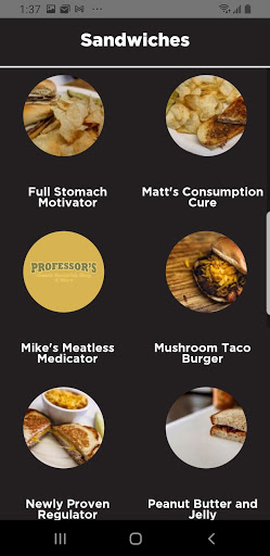 Professors Sandwich Shop