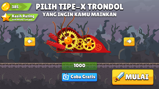 Android application Game Trondol TipeX Balapan screenshort
