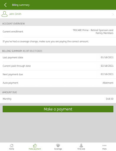 Humana Military screenshot