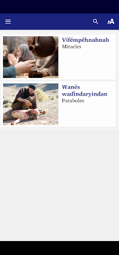 Android application Stories of Jesus in Wamey screenshort