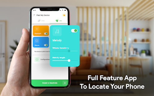 Find my phone by Whistle, Clap 1.3 APK screenshots 2