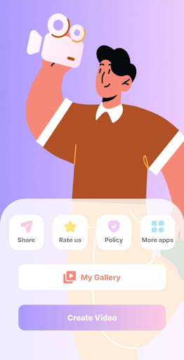 Android application Video Maker screenshort