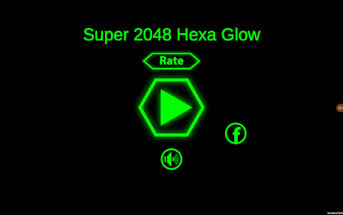 2048 Hexa Glow Super Free Puzz
