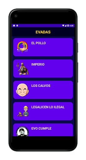 Evadas Screen 2