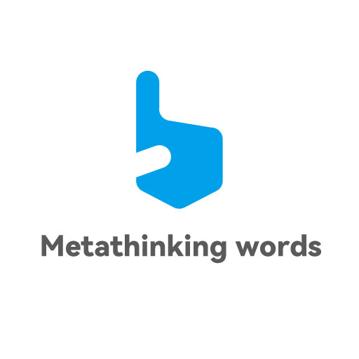 Metathinking words  Icon