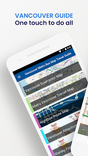 Android application VANCOUVER METRO SKYTRAIN BLINE screenshort