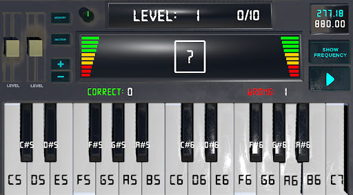 Android application PitchPerfect screenshort