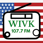 Cover Image of Download WIVK 107.7 FM Radio Station App USA Live 1 APK