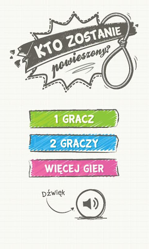 Android application Wisielec screenshort