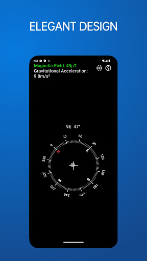 Android application Digital Compass－smart compass screenshort