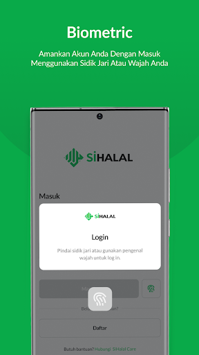 Android application SiHalal screenshort