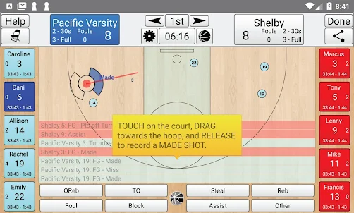 Basketball Stat Tracker Live