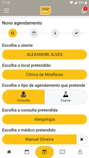 Android application Joaquim Chaves Saúde screenshort