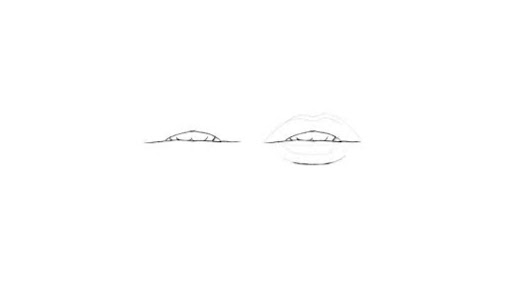How to draw lips