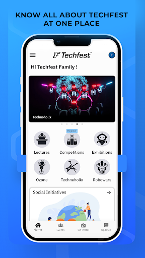 Android application Techfest, IIT Bombay screenshort