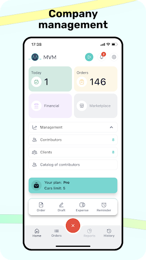 Android application MVMDriver screenshort