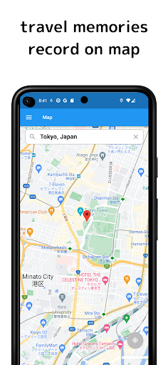Android application Mappy screenshort