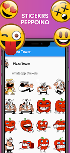 Pizza Tower Call Stickers Game