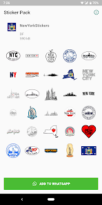 New York stickers for WhatsApp 1.0 APK + Mod (Paid for free / Free purchase) for Android