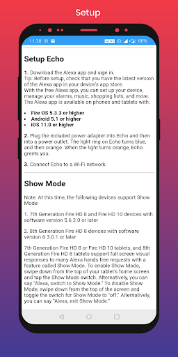 Commands for Alexa Screen 3