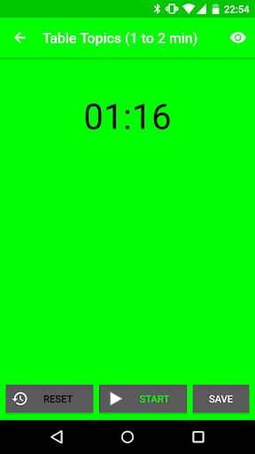 Simple Speech Timer Screen 3
