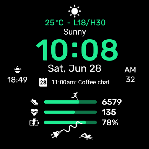 Watch face CNW-38 screenshot 4