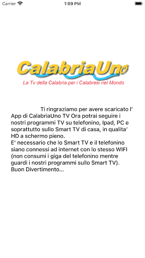 CalabriaUno TV Screen 2
