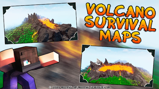Screenshot 7 Volcan Island & Survival Maps android