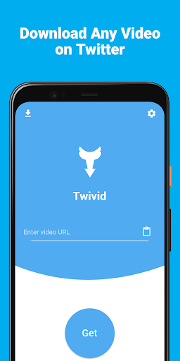 Android application Video Downloader for Twitter screenshort