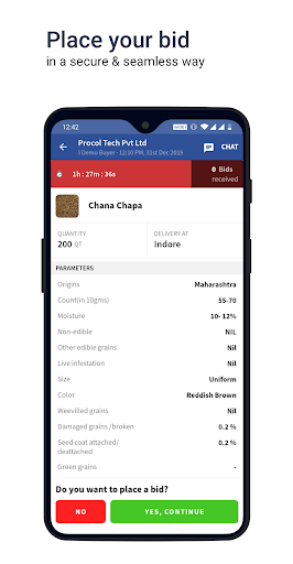 Procol Bid - Simplest Bidding Screen 2