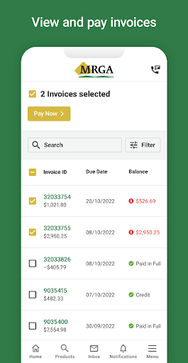 MRGA Grower Portal Screen 2