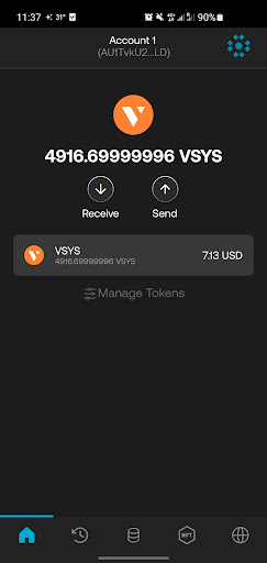 Android application Titan Wallet screenshort
