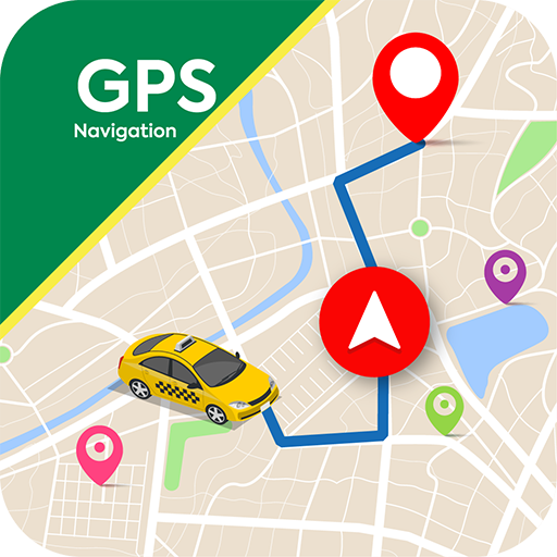 GPS Live Navigation, Road Maps  Icon