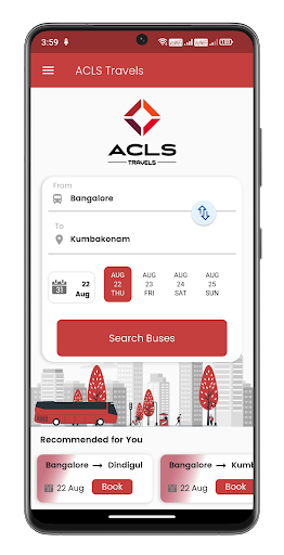ACLS Travels Screen 3