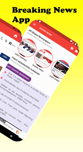 Ghana news papers,newspapers Screen 2