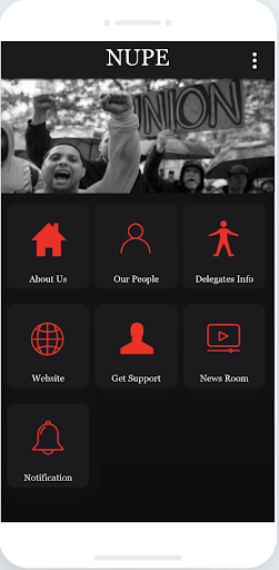 Android application NUPE screenshort