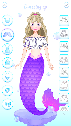 Mermaid Princess Dress Upのおすすめ画像4