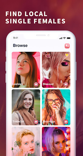 Lesy: Lesbian Meet & Dating Screenshot 1 - AppWisp.com