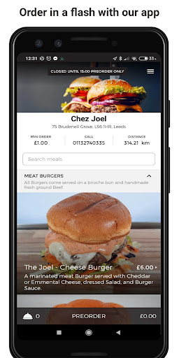 Android application Chez Joel screenshort