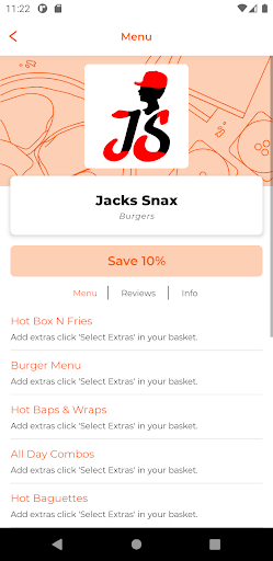 Jacks Snax EX32 Screen 2