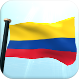 Colombia Flag 3D Free icon