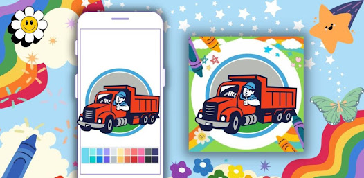 Coloring Book: Truck Driver 1.2 APK + Mod (Free purchase) for Android