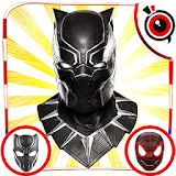 Black Panther Mask Photo Editor icon
