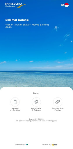 Android application Mobile Banking Bank Sultra screenshort