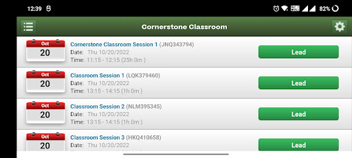 Cornerstone Classroom Screen 2