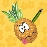 Pen PineApple Apple Pen icon