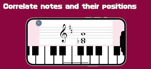 Android application Vivo -Learn to read notes- screenshort