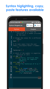 Python IDE Mobile Editor APK/MOD 6