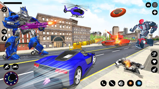 Dino Flying Robot Car Fighting Screen 2